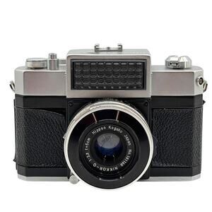 Nikkorex 35 Leaf Shutter SLR Film Camera w/ Nikkor-Q 50mm f/2.5 Lens – VTG Japan